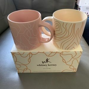 NIB Causebox Whitney Kerney 2 mug set